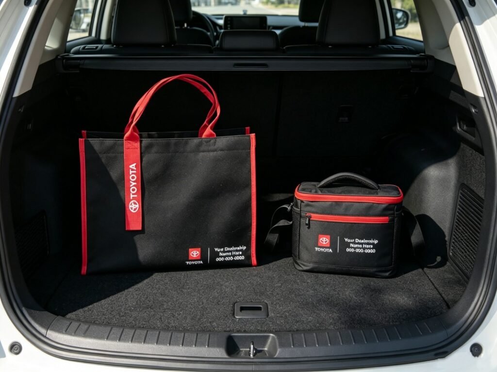 Toyota custom cooler bag and tote bag