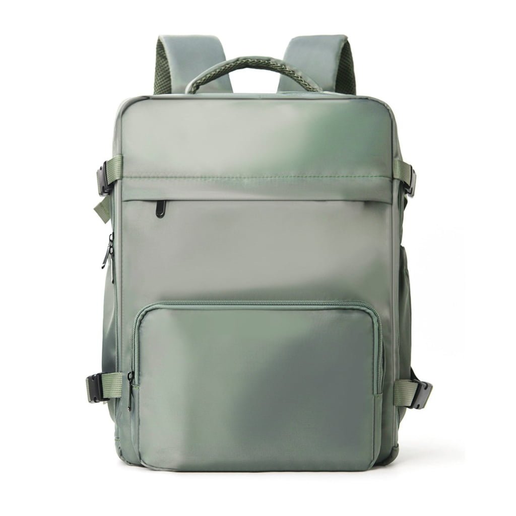 green travel bag