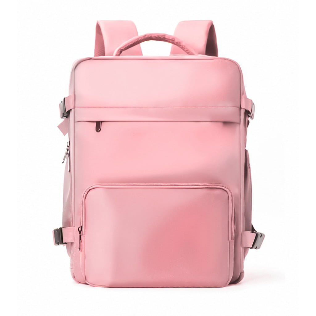 light pink travel bag