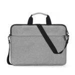 gray laptop crossbody bag​