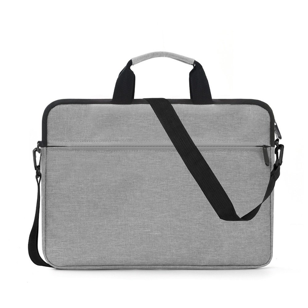 gray laptop crossbody bag​