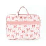 pink laptop tote bag