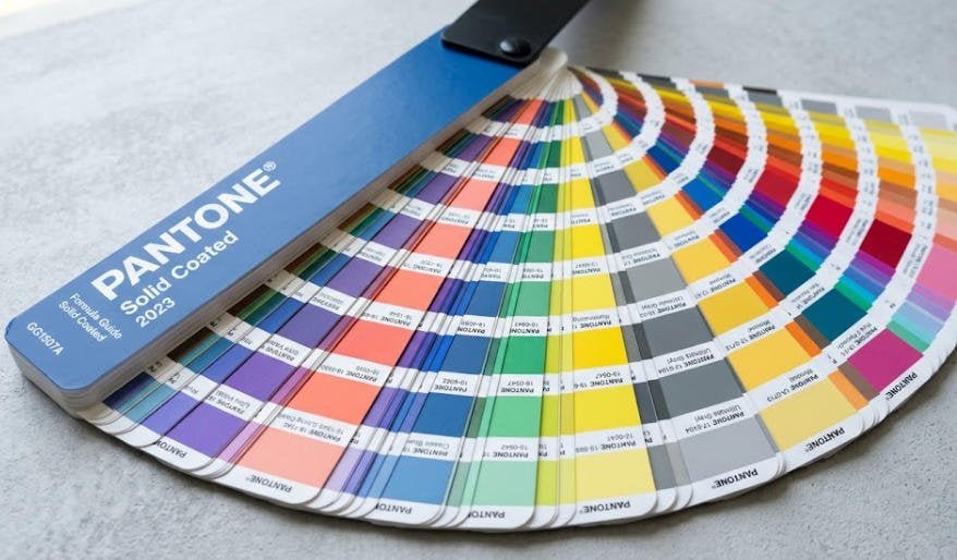 Pantone Color Card Samples