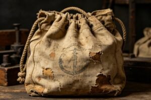 Early canvas bag