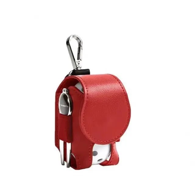 red golf ball holder bag​