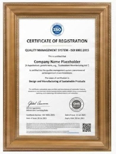 ISO 9001 Certificate