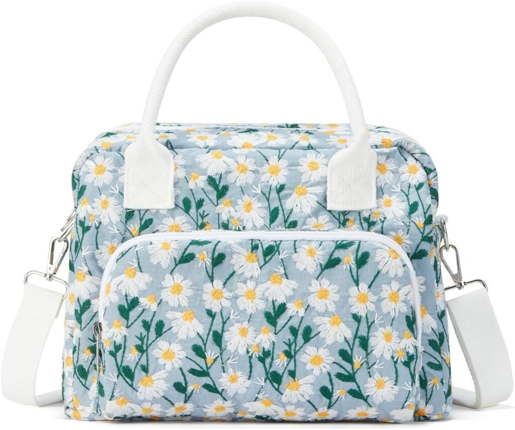 Custom Blue daisy bag