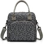custom Leopard lunch bag