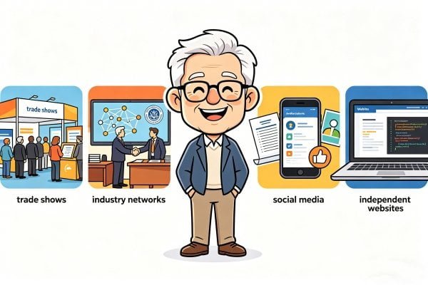 Trade show vs online search effectiveness