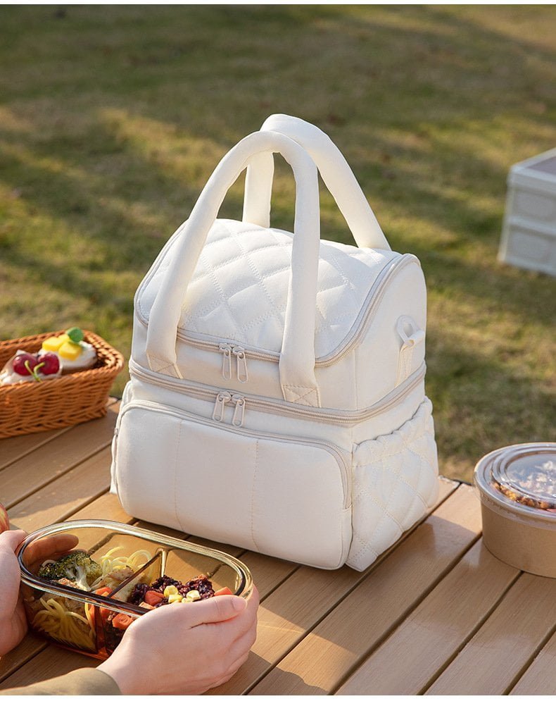 white Women Lunch bag