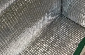 High-density aluminum foil insulation
