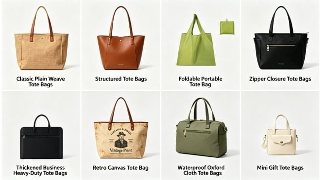 Top Popular Wholesale Tote Bag Styles