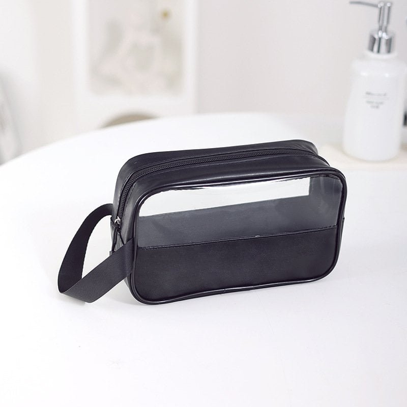black small cosmetic bag​