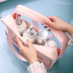 women bag transparent cosmetic