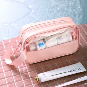 transparent cosmetic bag