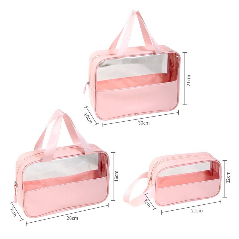 Translucent Cosmetic Bag three size