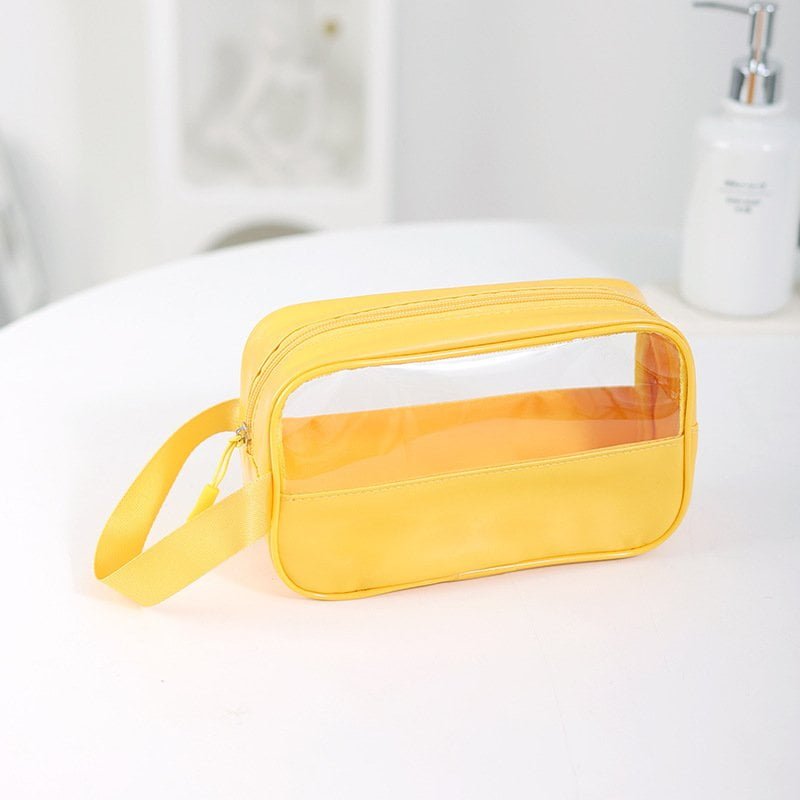 yellow small cosmetic bag​