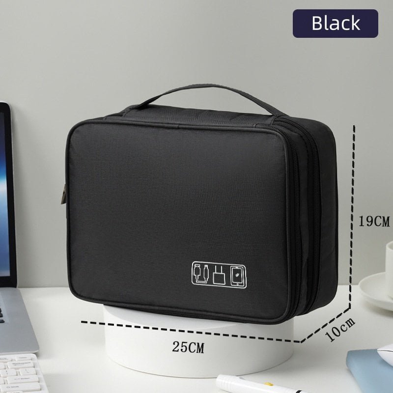 multiple cable organizer travel bag​ size