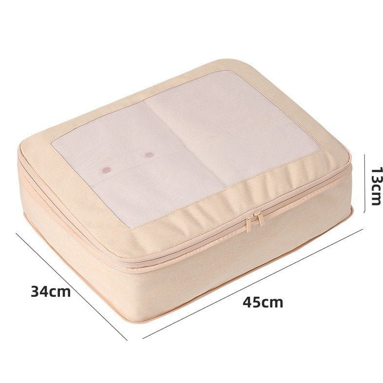pink travel bag storage​