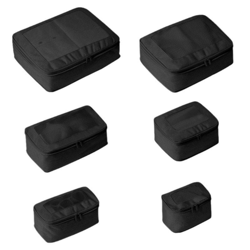 black storage travel bags​