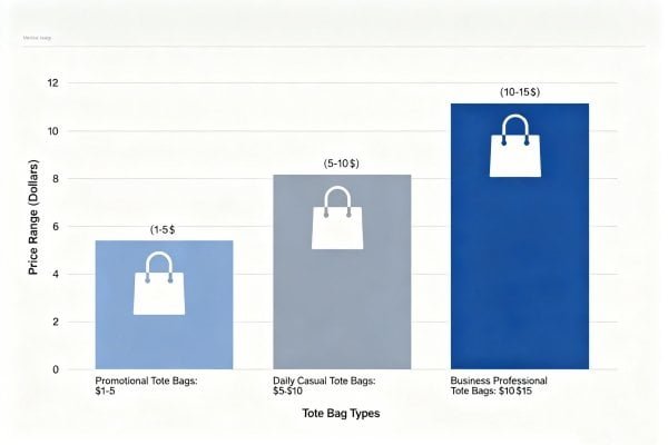 Wholesale tote bag pricing strategy by category