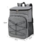 gray backpack cooler bags