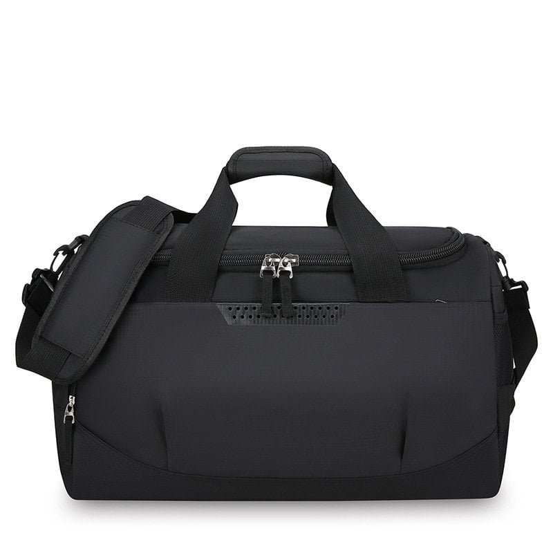 black mens gym bag