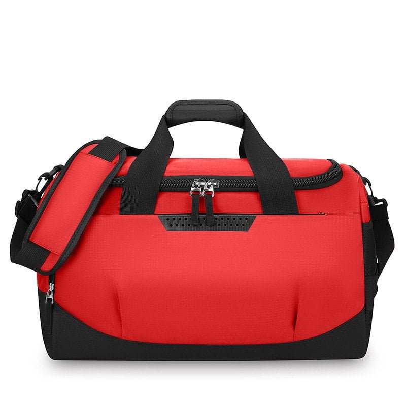 red gym bag men