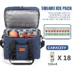 Large capacity cooler bag