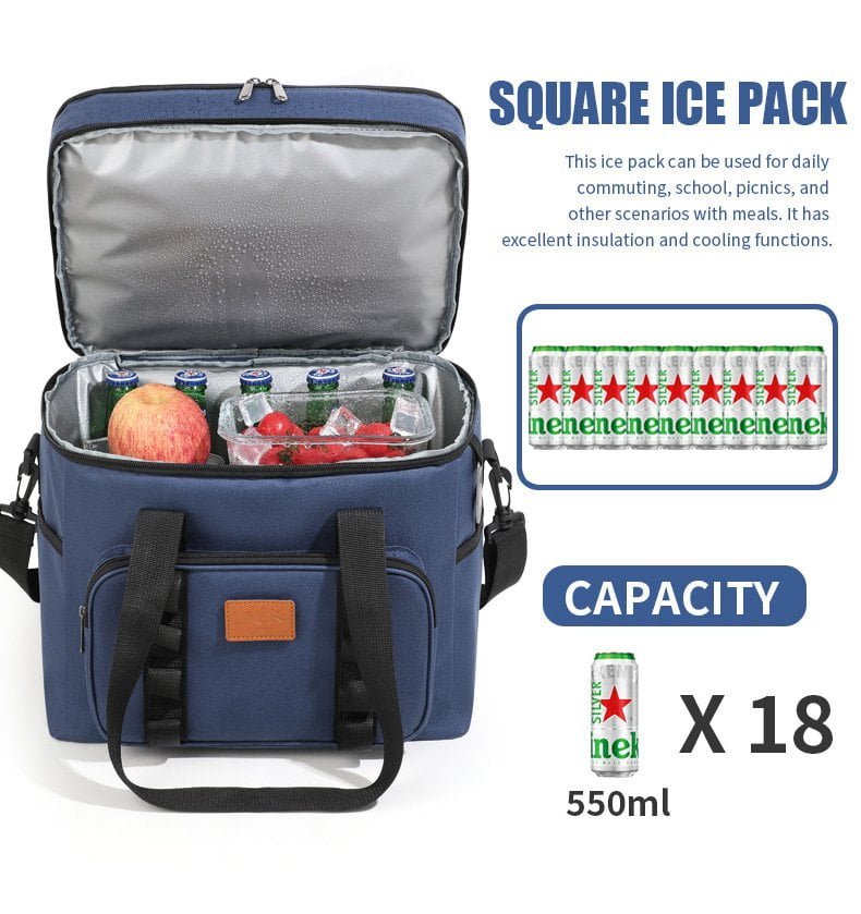 Large capacity cooler bag