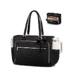 laptop tote bag with insulated lunch compartment