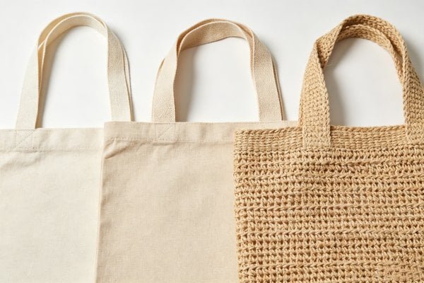 sustainable tote bag material durability comparison