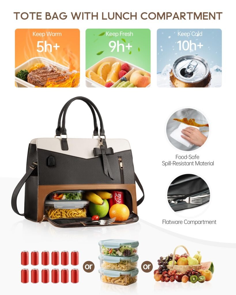 tote bag with lunch box