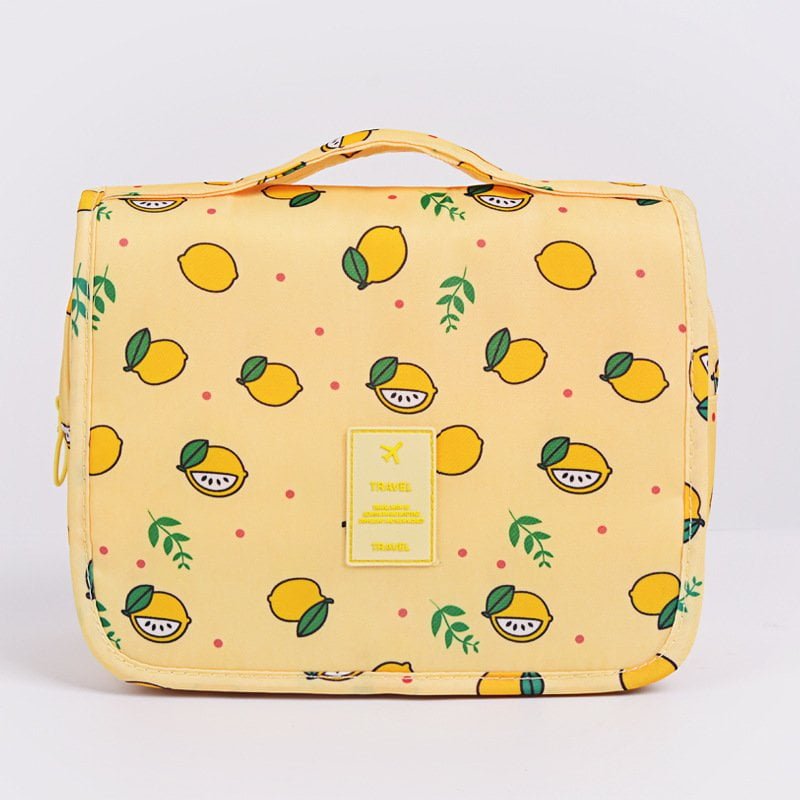 Pineapple toiletry travel bags