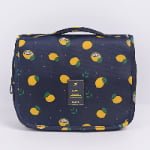black Pineapple large travel toiletry bag