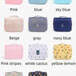Multiple colors travel toiletry bag