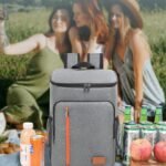 waterproof shoulder picnic ice pack long time keep cold 3 ply fabric multi compartment storage OEM wholesale