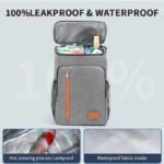 promotional shoulder cooler ice pack cold insulation 3 layers material multi compartment pockets bulk order