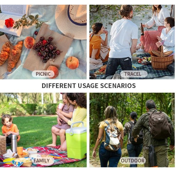 water resistant shoulder picnic ice pack keep food cold 3 ply fabric multi-layer storage pockets bulk order
