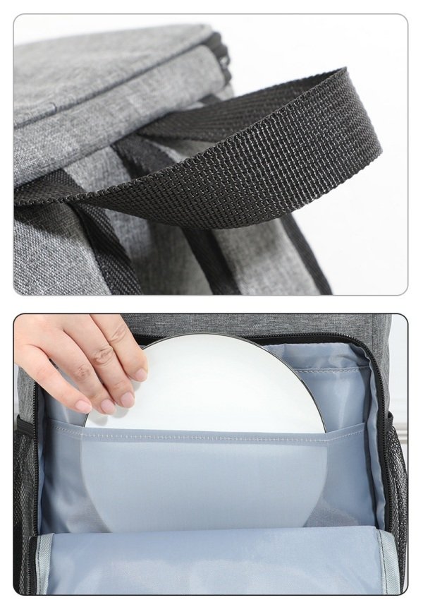 picnic camping shoulder ice pack thermal cooling three-layer fabric multi storage compartments factory bulk