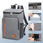 bulk shoulder picnic ice bag long cold preservation 3 layers thick fabric multi storage pockets branded printing