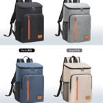 4 color waterproof shoulder picnic ice pack long time keep cold 3 ply fabric multi compartment storage OEM wholesale