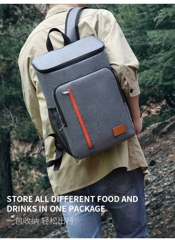 branded shoulder cooler ice pack thermal insulation 3 layers thick fabric multi storage compartments bulk