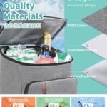 lightweight shoulder picnic ice pack thermal keep fresh three-layer fabric multi-layer pocket storage OEM