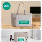 puffy nylon tote bag