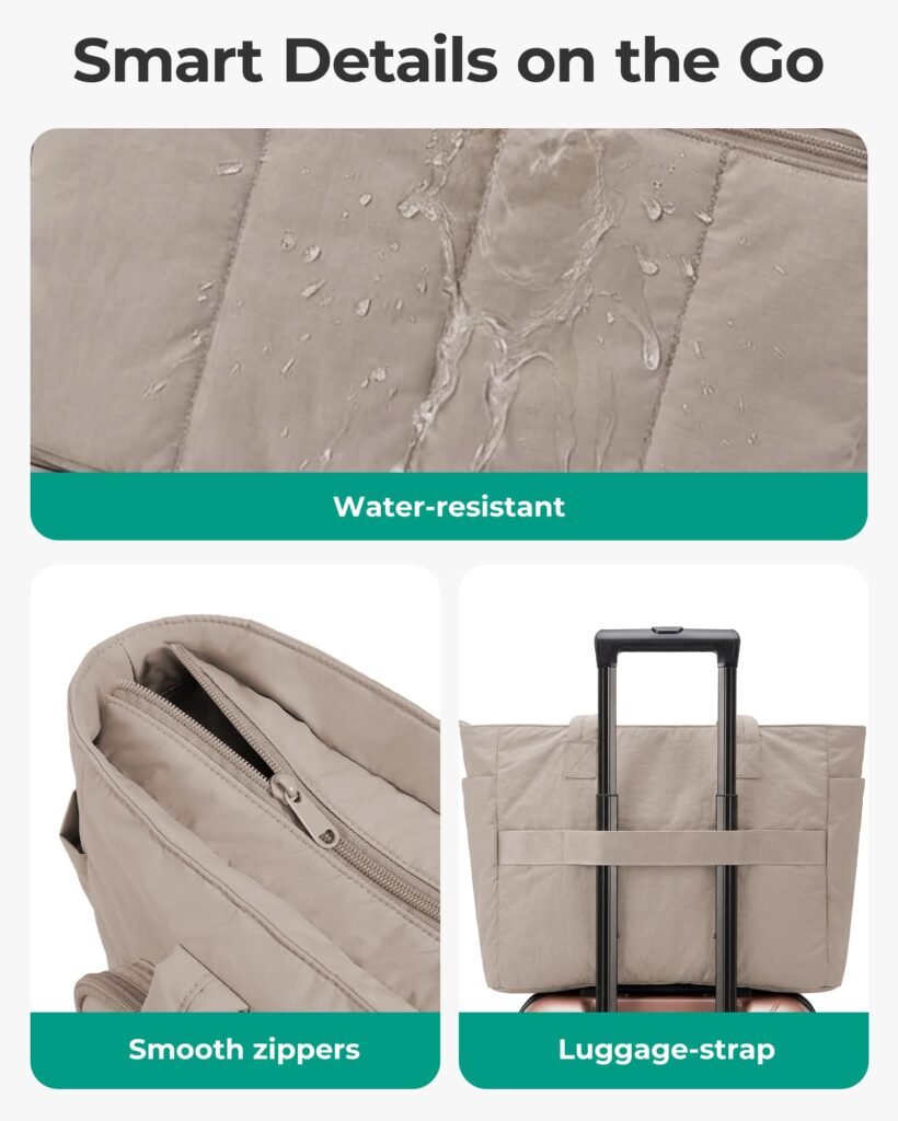 puffer bag tote