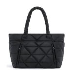 black Diamond Puffer Tote Bag