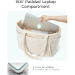 tote puffer bag​ with Laptop Compartment