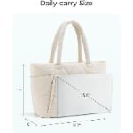 Large capacity Puffer Tote Bag