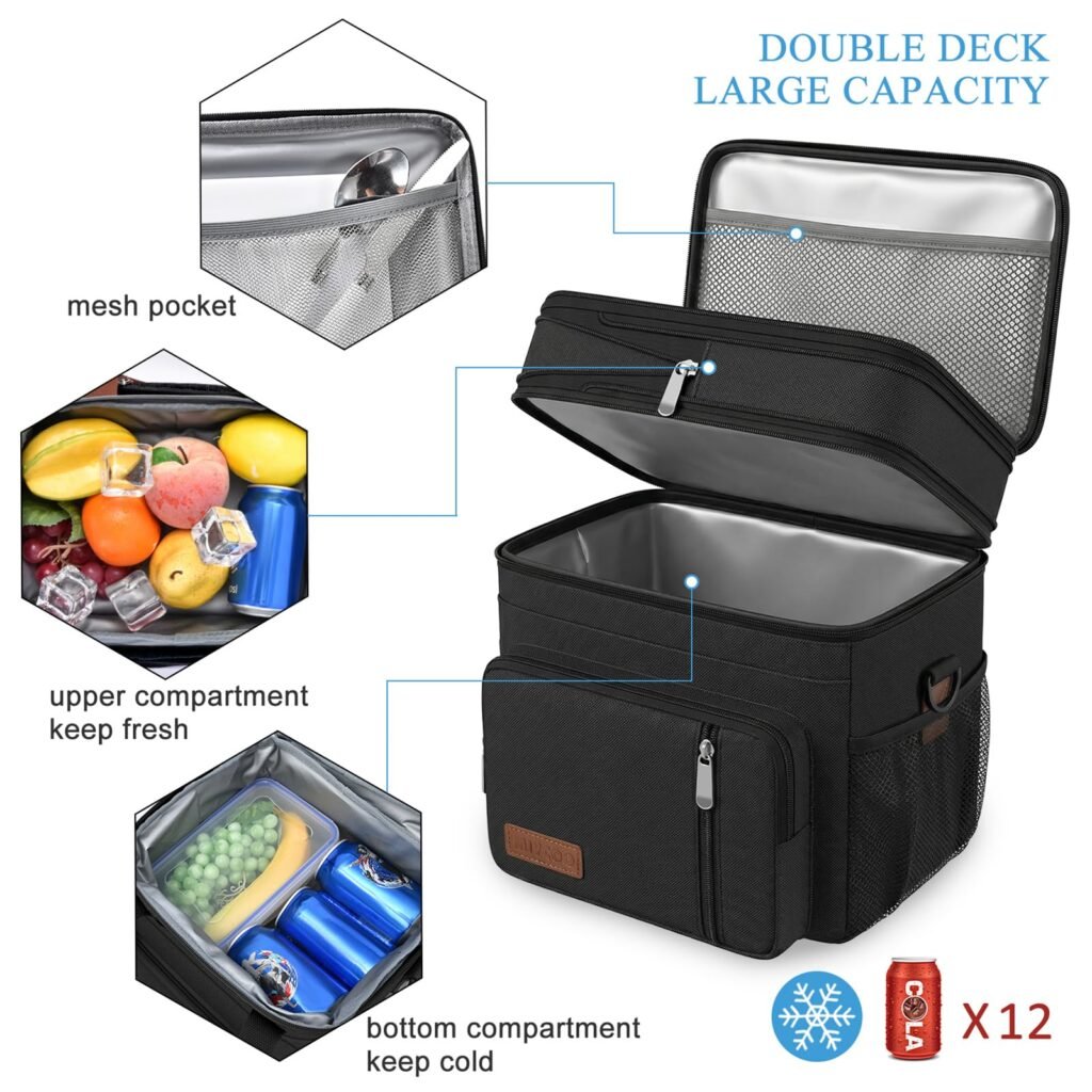 adult insulated lunch bags for men